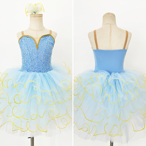 Robe de <span class=keywords><strong>Princesse</strong></span> P0002 Filles Costumes de Danse Tutu de Ballet Romantique Robe de <span class=keywords><strong>Princesse</strong></span> Vêtement de Scène Costume de Ballet - Product Image 4