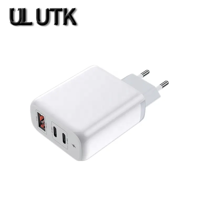 פ"ד USB סוג C 65w 100w גן קיר מחשב נייד מטען בריטניה תקע אוניברסלי מתאם נסיעות מתאם 65w