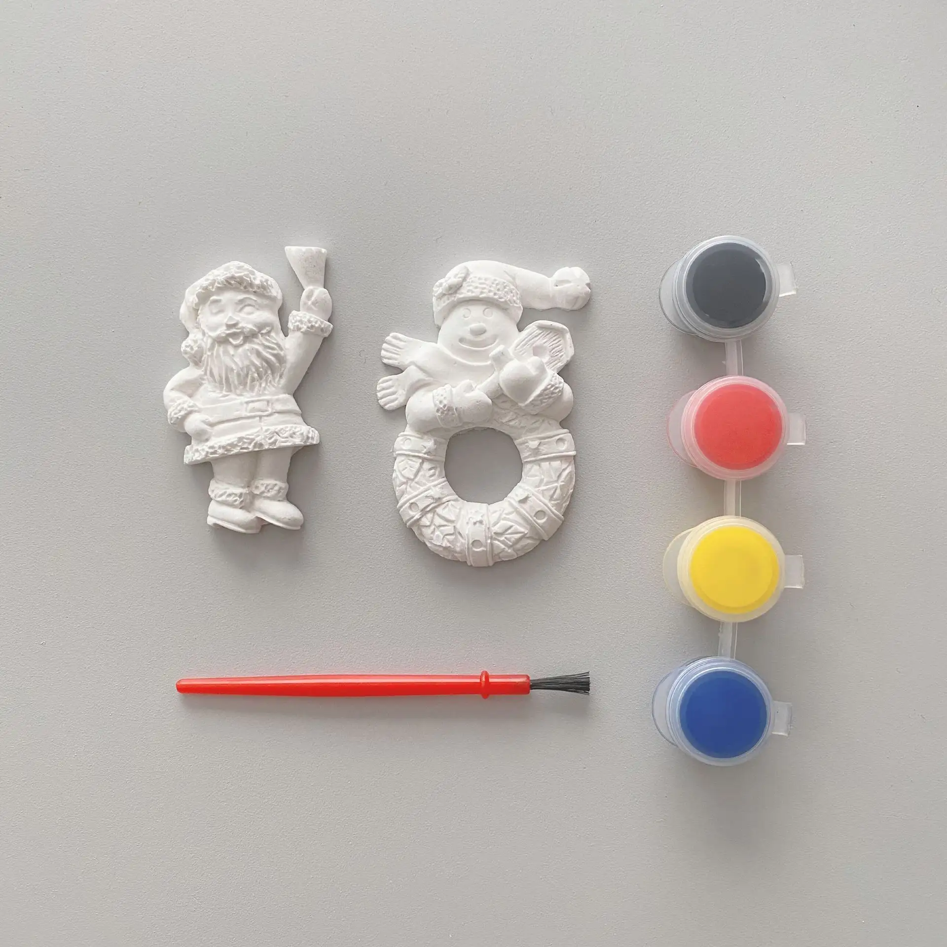 Mini Children Diy Gypsum Acrylic Paint Combination Set Drawing Toys for Children Painting
