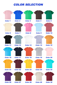 Camisetas de Gran Peso (230 Gramos), Lisas, con Hombros Caídos, 100% Algodón, Personalizables con Logotipo, Camisetas Extra Grandes para Hombre - Product Image 2