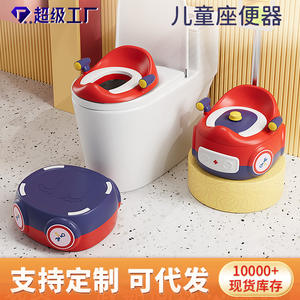 Siège d'apprentissage de la propreté Topbele pour tout-petits avec coussin en PU et design de dessin animé, couleur rouge, pour garçons et filles - Product Image 4