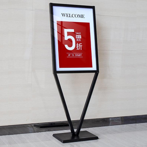 Giá Đỡ Biển Hiệu Kim Loại Đứng Đặt Sàn Thiết Kế Mới Giá Đỡ Áp Phích Hình Chữ <span class=keywords><strong>V</strong></span> - Product Image 2