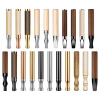 Kit de cigarettes électroniques tendance en acier inoxydable, avec accessoires d'inhalateur B12, incluant un vaporisateur à menthe poivrée Clean Puff et un Miracle Magnet Puffer gratuit pour l'aide au sevrage tabagique