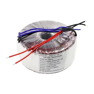 Transformador toroidal, 2000w 3000w 5000w onda senoidal pura ac220v 110v * 2p amplificador de áudio transformador de potência toroidal