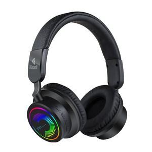 블루투스 헤드셋 용 Kisonli A7 액티브 Dermatoglyph 휴대용 <span class=keywords><strong>RGB</strong></span> LED 조명 온이어 및 오버이어 무선 - Product Image 1