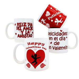 Taza de cerámica para sublimación de 11 oz, blanca, con asa, para regalos promocionales y empresariales - Product Image 3