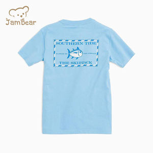 T-shirts pour enfants en coton biologique, t-shirts durables pour garçons, imprimés, tricotés, manches courtes, haut écologique, t-shirt pour enfants à manches courtes - Product Image 2