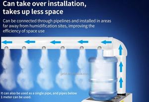 8-10 kg/H <span class=keywords><strong>Fogger</strong></span> Ultrasonic para Fábrica Estufas Produtos Frescos Supermercados Agricultura Escolas Cogumelo Cultivo Têxtil - Product Image 5