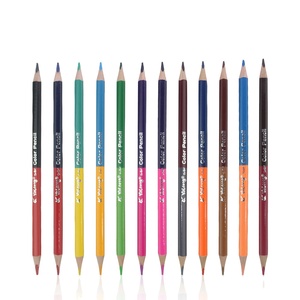 Yailong — <span class=keywords><strong>crayons</strong></span> à double pointe, <span class=keywords><strong>en</strong></span> <span class=keywords><strong>bois</strong></span> naturel, couleurs <span class=keywords><strong>de</strong></span> haute qualité, pour écoliers, <span class=keywords><strong>24</strong></span> couleurs - Product Image 3