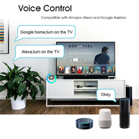 Control Remoto Inteligente IR con Wi-Fi Tuya, con Sensor de Temperatura y Humedad para Aire Acondicionado, TV, Funciona con Alexa y Google Home