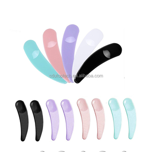 Petite spatule colorée <span class=keywords><strong>pour</strong></span> soins de la <span class=keywords><strong>peau</strong></span>, Mini cuillère cosmétique, <span class=keywords><strong>masque</strong></span> de maquillage, cuillère en plastique - Product Image 4