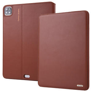 Custodia in vera pelle di vacchetta per <span class=keywords><strong>Apple</strong></span> <span class=keywords><strong>iPad</strong></span> <span class=keywords><strong>Pro</strong></span> 2020 11 pollici semplice copertura in pelle protettiva per affari - Product Image 1
