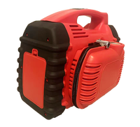 Boîte de démarrage intelligente 6-en-1 avec pompe à air, démarreur de batterie de voiture, gonfleur de pneus portable, charge rapide USB-C et lumière d'urgence LED