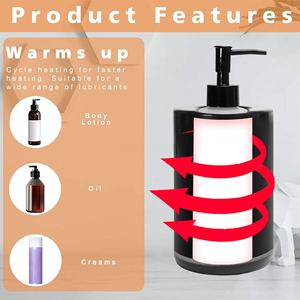 2026 Professional Handheld Electric Temperature Adjustable Plastic Safe Massage Oil &amp; <strong>Lotion</strong> <strong>Warmer</strong> - Product Image 4