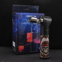 Stock UE 206 Meilleurs choix Briquet gonflable coupe-vent haut de gamme en aluminium et plastique spécifique aux cigares Lance-flammes en gros