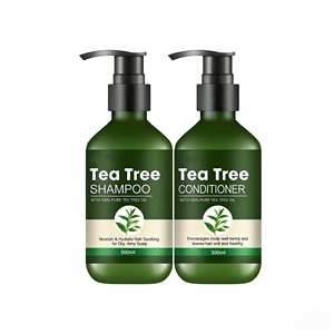 Kit de Soins Capillaires au Théier Marque Blanche : <span class=keywords><strong>Shampoing</strong></span>, Après-<span class=keywords><strong>Shampoing</strong></span>, Soin du <span class=keywords><strong>Cuir</strong></span> <span class=keywords><strong>Chevelu</strong></span> Sans Rinçage – Idéal Salons, Emballage Personnalisé, Fabrication OEM - Product Image 1