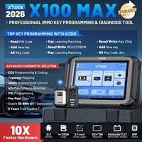 Nouveau XTOOL X100MAX 2026 – Lecteur de code PIN pour serrurier, réinitialisation IMMO, scanner de programmation automobile tout-en-un pour voitures avec toutes clés perdues