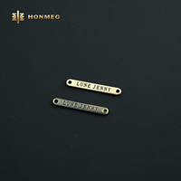 Etiqueta de Metal Personalizada HONMEO para Ropa, Bolsos y Zapatos, OEM ODM, Etiqueta de Aleación de Zinc para Jeans, Fábrica de Chapado