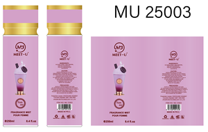 Bruma Corporal Perfumada Meet-U 250ml Para Mujer, Aroma Frutal - Product Image 3