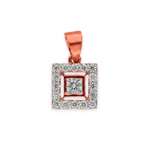 Pendentif carré baguette en diamant de laboratoire, argent sterling S925, pavé, certifié IGI, cadeau de luxe, bijoux de fête, vente en gros personnalisée - Product Image 3