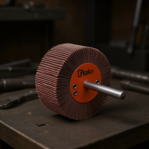 Disco Abrasivo de Láminas Ttake 50x20 mm, Eje de 6 mm, Grano 180 para Pulir Metal - Product Image 3