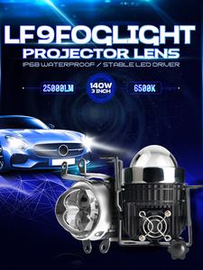 Nouveau Xenplus 2025 – Lentille de projecteur antibrouillard universelle Bi-LED, phare antibrouillard LED 140W 25000lm 6500K H4 H7, lumière de voiture LED bicolore - Product Image 5