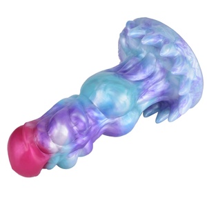 Silicone alien Wolf Dick Barbed Suction Cup <b>Dildo</b> Manual Anal Plug Adult Masturbation Sex Toys - Product Image 5