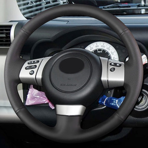 Nuevo Diseño de Cubierta de Cuero para <span class=keywords><strong>Volante</strong></span> de Coche para Accesorios de <span class=keywords><strong>Toyota</strong></span> FJ Cruiser, Camry, RAV4 Hybrid, <span class=keywords><strong>Corolla</strong></span> Cross, Avalon, TRD - Product Image 6