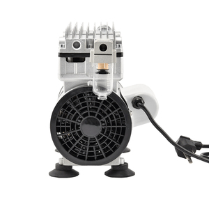 Vendita calda 0.55kw 0.75hp 8l Mini compressori d'aria elettrici industriali senza olio compressore dentale testina Oil free - Product Image 3