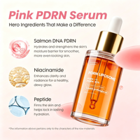 Sérum Facial PDRN Liposome avec Complexe Multi-Collagène Peptidique et Hyaluronate de Sodium – Essence Nourrissante Douce