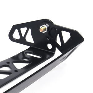 Support de plaque d'immatriculation réglable en alliage d'aluminium, style course, pour modification de moto - Product Image 2