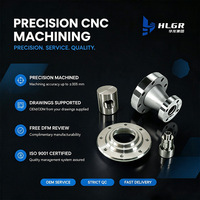 Pièces usinées CNC 5 axes de précision personnalisées en aluminium, acier inoxydable et titane HUALONG OEM