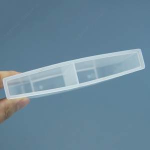 Support de désodorisant pour réfrigérateur en plastique PP transparent, 2 compartiments avec couvercle, pour absorbeur d'odeurs, rafraîchisseur, absorbeur d'humidité, boîte de rangement - Product Image 4