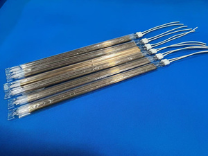 Rema 400V 6400 Wát Twin Ống sóng ngắn Halogen <span class=keywords><strong>IR</strong></span> nóng với vàng phản xạ thạch anh hồng ngoại sưởi ấm đèn cho mực in - Product Image 6