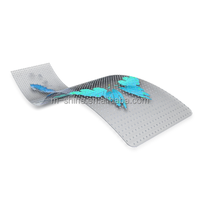 Vente en gros flexible transparent adhésif HD LED écran Flim transparent pour le verre intérieur affichage Flim cristal RVB pour fenêtre