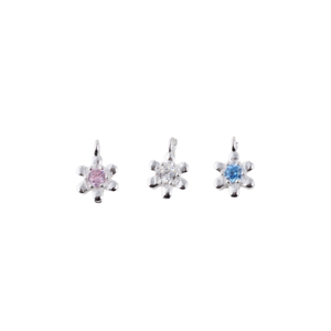 S925 Sterling Silver Zirconia Vintage <b>Flower</b> Pendant Charms DIY Necklace <b>Bracelet</b> Earrings Gift - Product Image 1