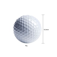 Balles de golf professionnelles à trois couches, personnalisées et imprimées en couleur, avec logo OEM, pour événements d'entreprise – Vente en gros