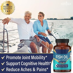 Cápsulas de Ácidos Grasos <span class=keywords><strong>Omega</strong></span> 3, Suplemento Vegano para Hombres y Mujeres, Suplemento de Aceite de Pescado con EPA y DHA - Product Image 3