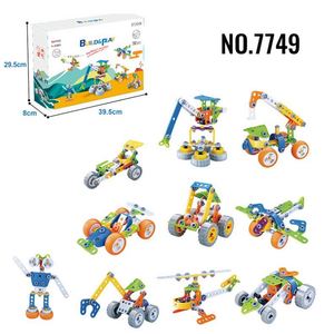 Jouets de construction souples en plastique faits à la main avec vis et écrous pour puzzle 3D pour enfants - Product Image 4
