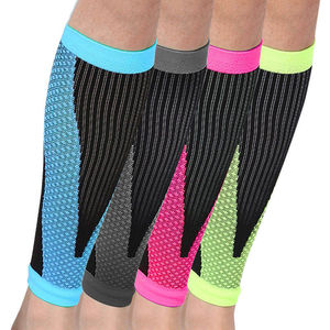 Mangas de compresión transpirables de punto sin pie para pantorrillas, ideales para correr, ciclismo y baloncesto - Product Image 2