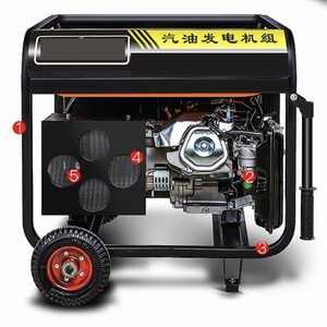 เครื่องกำเนิดไฟฟ้าเบนซินแบบเปิดระบายความร้อนด้วยอากาศ 4 จังหวะ 220V เฟสเดียว ประสิทธิภาพสูง ขนาดกลาง สำหรับขายส่ง - Product Image 2