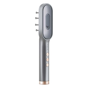 Nuevo Peine Alisador de Cabello con Masajeador, Productos para el Crecimiento del Cabello, Cepillo con Terapia de Luz LED Azul, Roja y Rosa, Dispositivos para el Cuidado del Cuero Cabelludo - Product Image 1