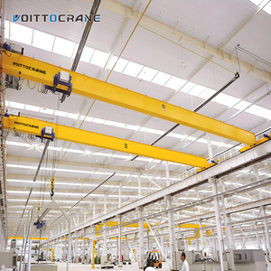 Grúa Puente Monoviga de Alta Calidad Industrial, Tipo HD, de 1, 2, 3, 5, <span class=keywords><strong>10</strong></span>, 16 y 20 Toneladas, con Polipasto Europeo - Product Image 1
