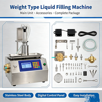 Machine de remplissage 4 têtes pour liquides parfumés, huile de noix et lait de buffle, capacité 1000 ml