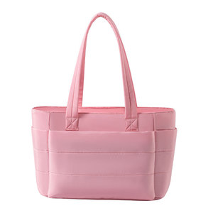 Bolso Tote Acolchado para Mujer, Ligero, con Asa Simple y Cierre de Cremallera, Ideal para Viajes, Trabajo, Playa y Gimnasio - Product Image 2