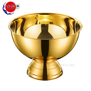 Ristorante secchiello per il ghiaccio vasche per bevande in acciaio inossidabile per Catering secchiello per <span class=keywords><strong>vino</strong></span> ciotola per il ghiaccio secchiello per Champagne ciotola per Champagne per ghiaccio - Product Image 2