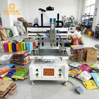 Nouvelle presse d'impression sérigraphique semi-automatique à plateau vertical pour l'impression de logos sur boîtes rigides, emballages de bijoux et sacs cadeaux