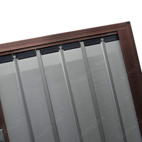 Mosquitera Retráctil Enrollable para Ventana y Puerta, Malla Deslizante con Perfil de Aluminio, Mosquitera Plegable para Ventanas