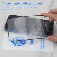 Protecteur d'écran en verre trempé transparent anti-rayures pour Iphone 11 12 13 14 Pro Max, facile à installer, personnalisé 9h 2.5d 6d 9d 21d