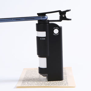 휴대 전화 클립 포켓 돋보기 LED UV 라이트 휴대 전화 현미경 - Product Image 3